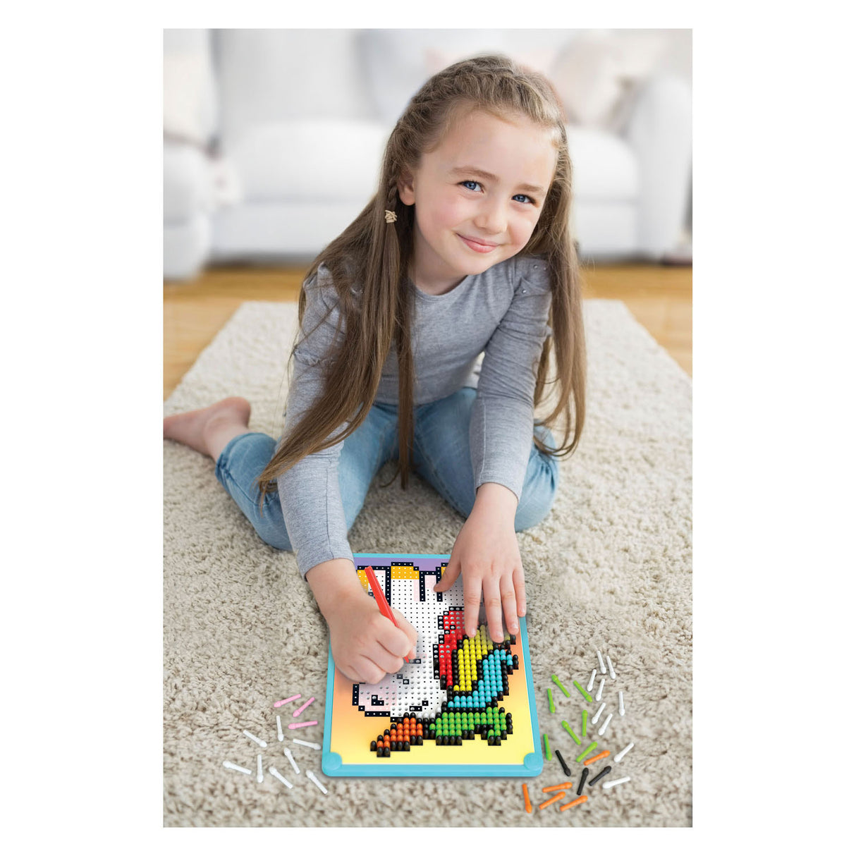 Quercetti Pixel Art Base Unicorn, 880dlg.