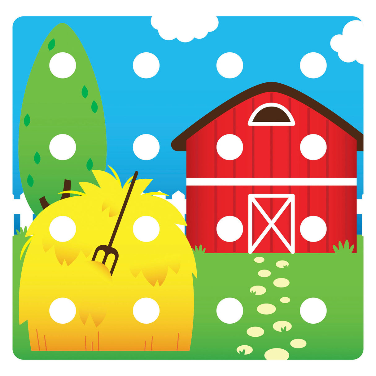 Quercetti Jumbo Peggy Evo Insteek Mosaic, 41 stift