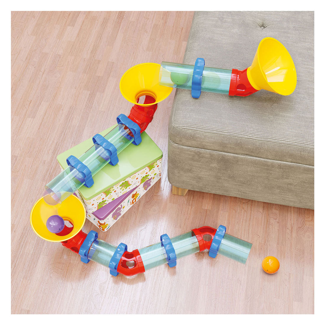 Quercetti migoga pipe marble track, 30 pcs.