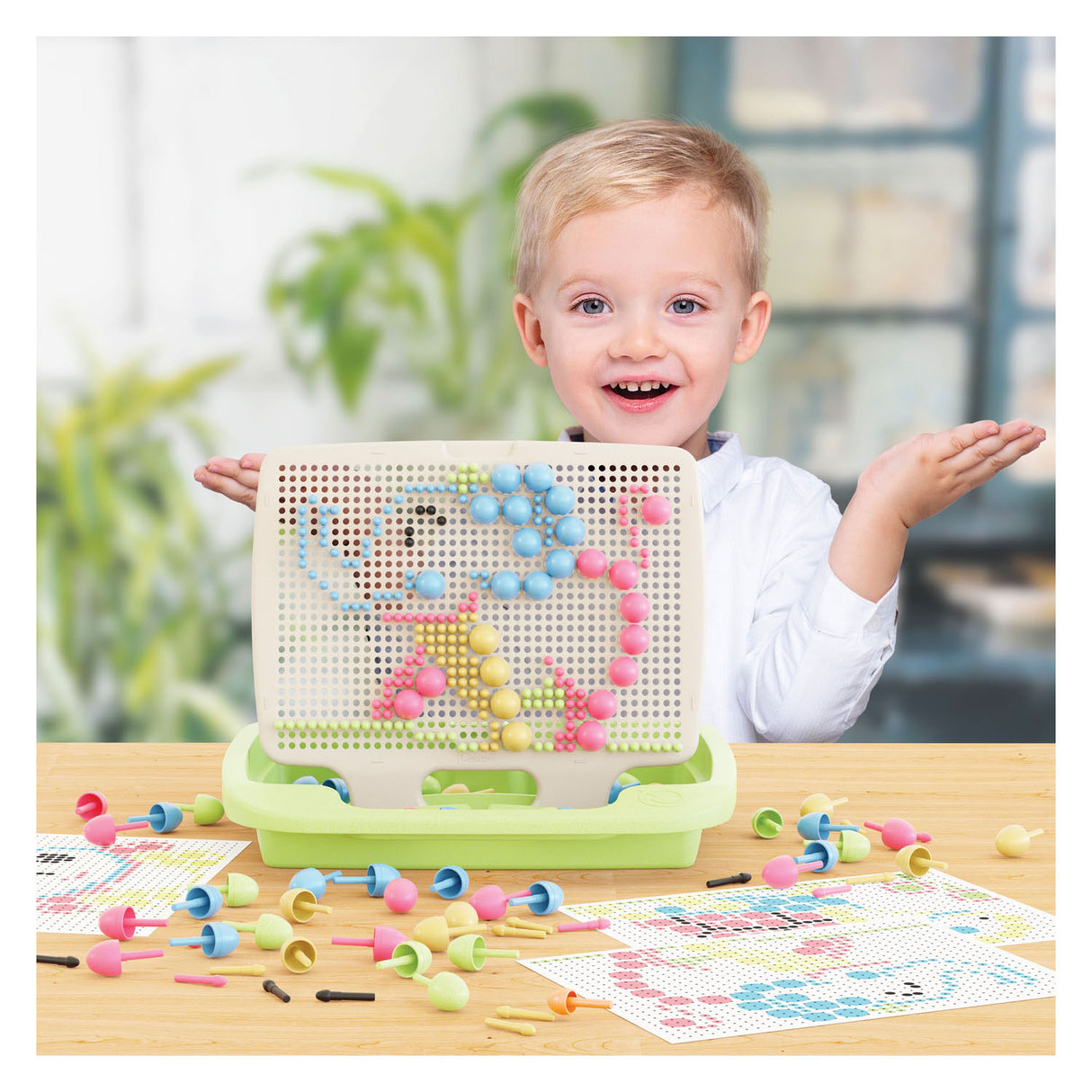 Quercetti fantacolor play eco insteek mosaic, 310dlg.