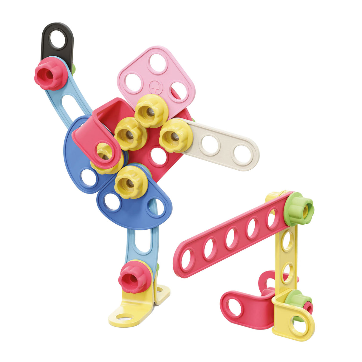 Quercetti Tecno Play Eco Construction Building Set, 52dlg.