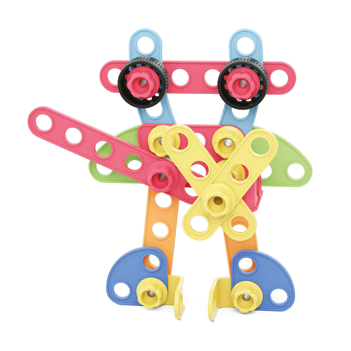 Quercetti Tecno Play Eco Construction Building Set, 52dlg.