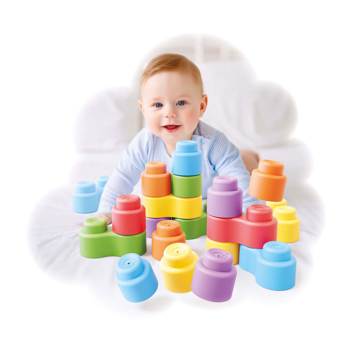 Blocs de construction souples Quercetti Momy, 32 pcs.