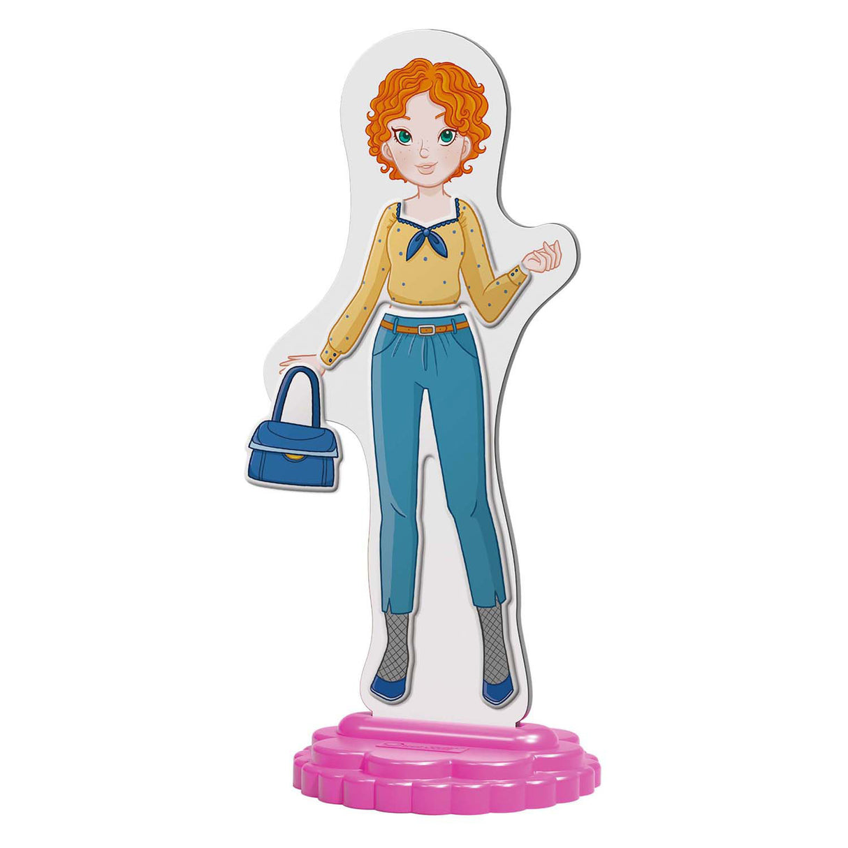 Magnetická módní oblékací panenka Quercetti, 29 ks.