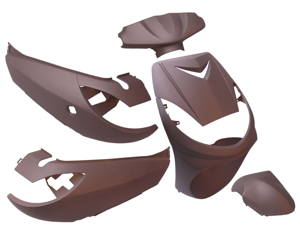 Edge Plate set vivacity up to 2008, 6-piece matt brown