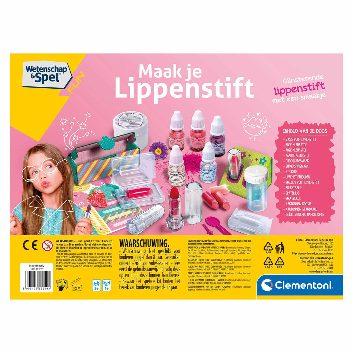 Clementoni Science Game Make Your Own Lipstick