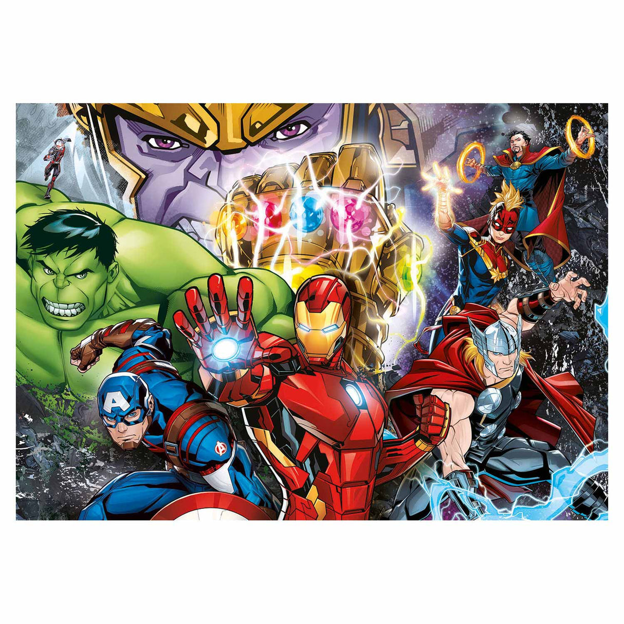Clementoni Brilliant Puzzle Marvel Superheroes, 104st.