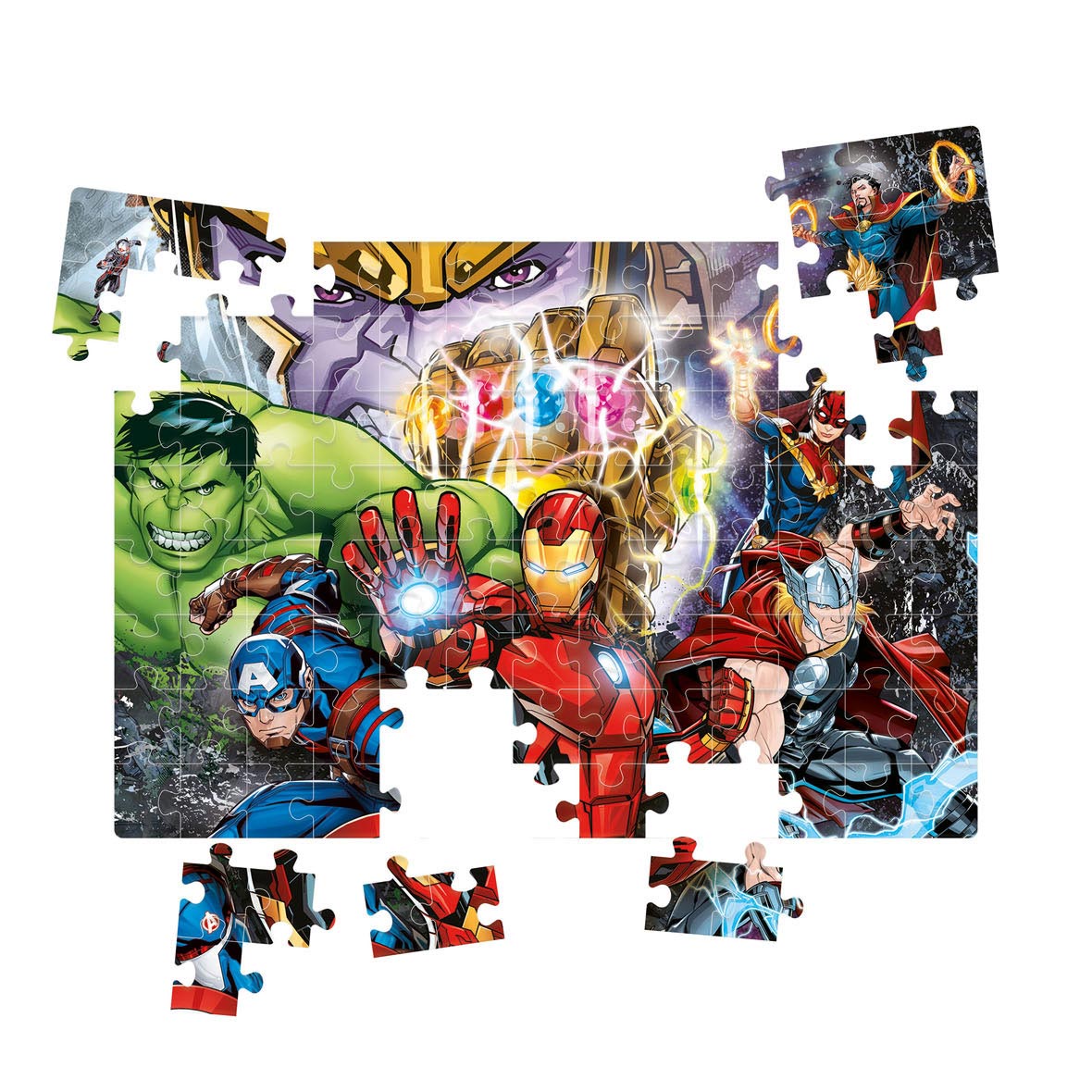 Clementoni Brilliant Puzzle Marvel Superheroes, 104st.