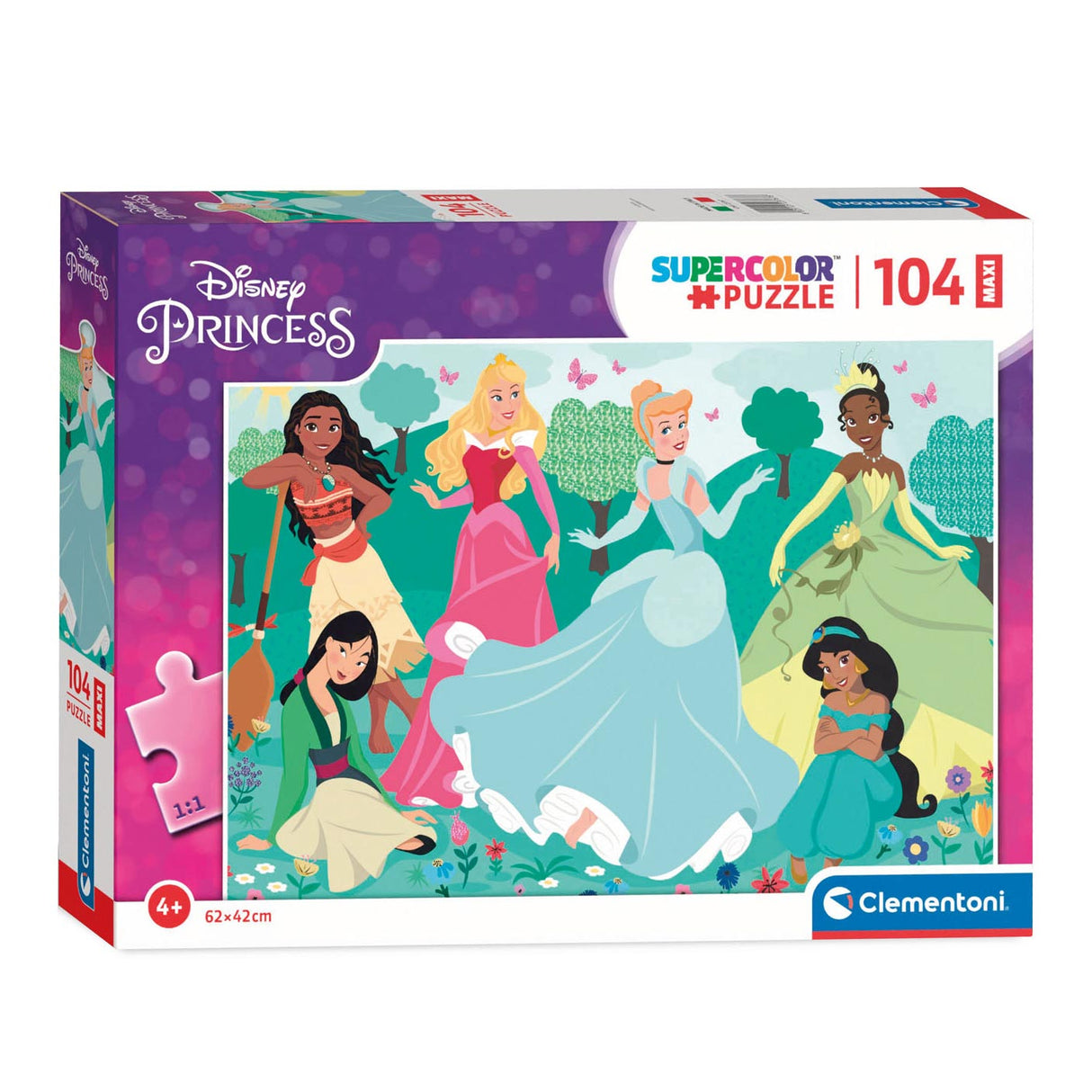 Clementoni Maxi Puzzle Disney Princess, 104st.