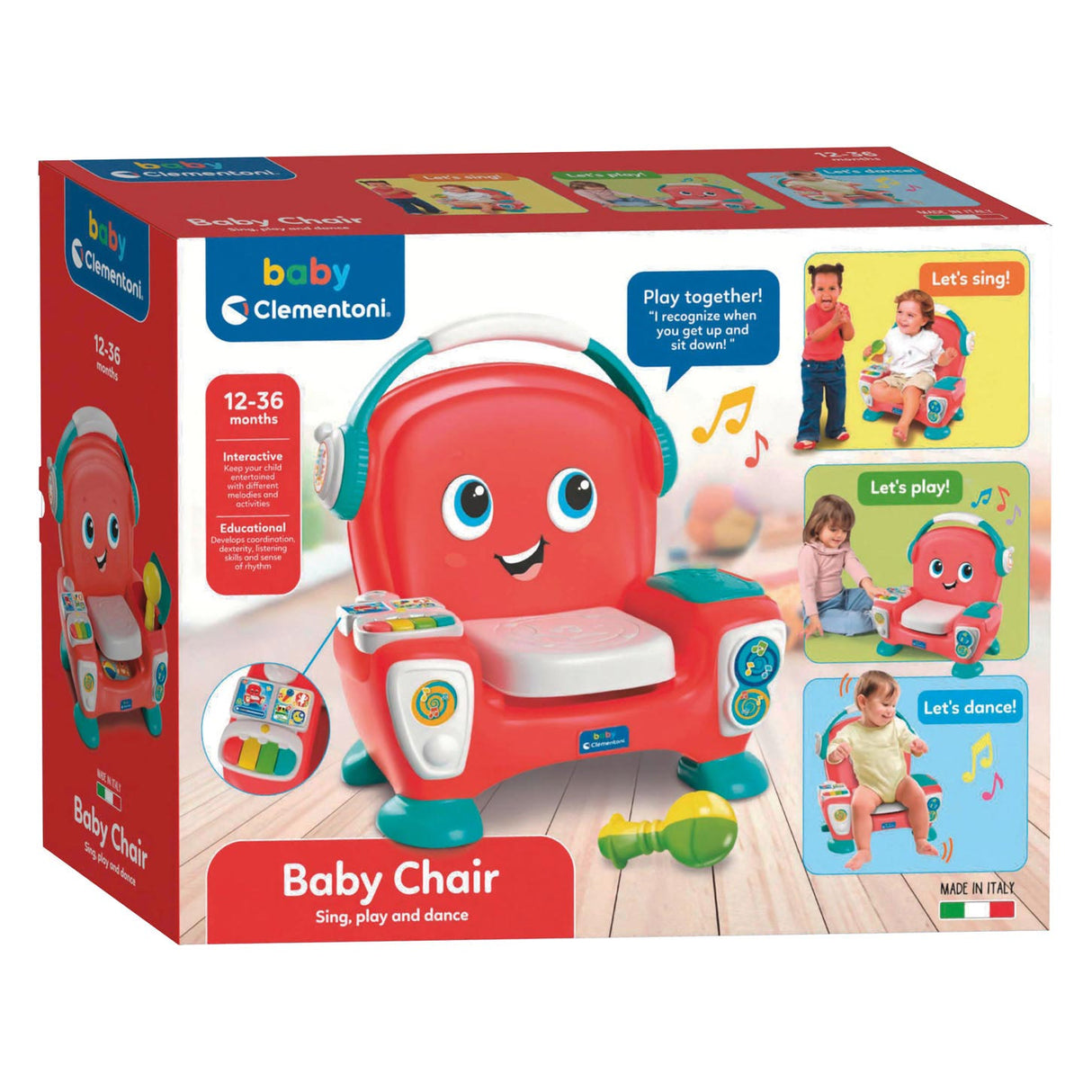 Clementoni High Chair Sing, Play and Dance