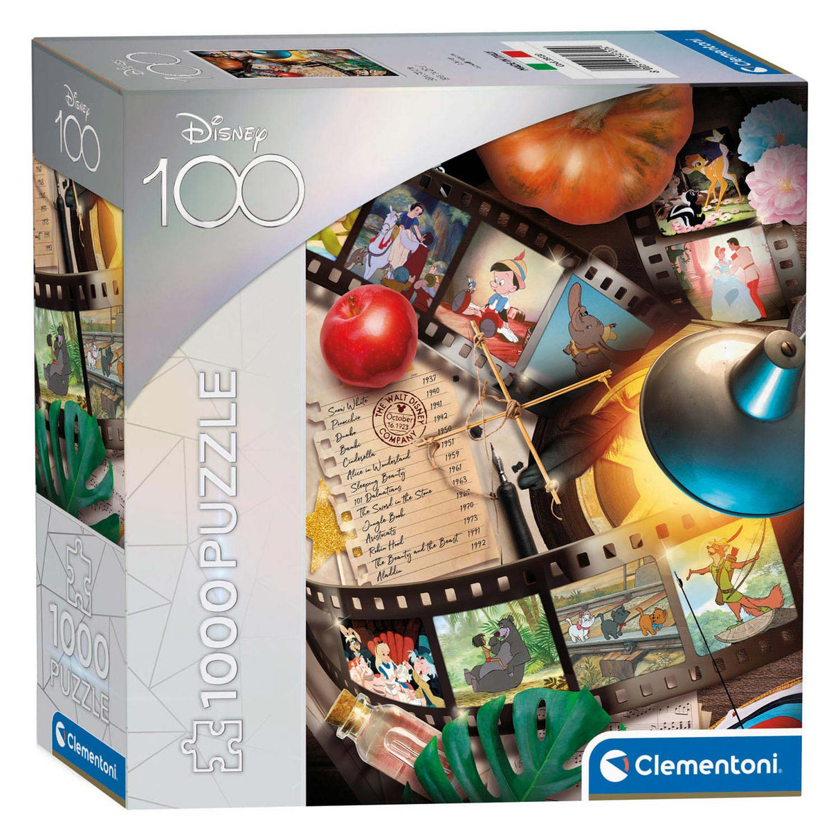 Clementoni Puzzle 100 Years Classics, 1000st.