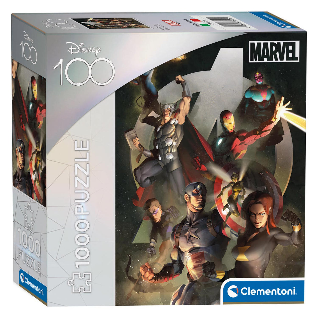 Clementoni Puzal Disney 100 bliain - Avengers, 1000pcs.