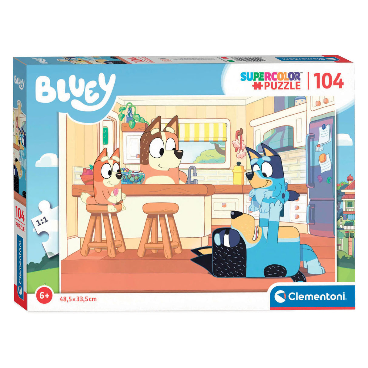 Clementoni Jigsaw Puzzle - Bluey in the Kitchen, 104st.