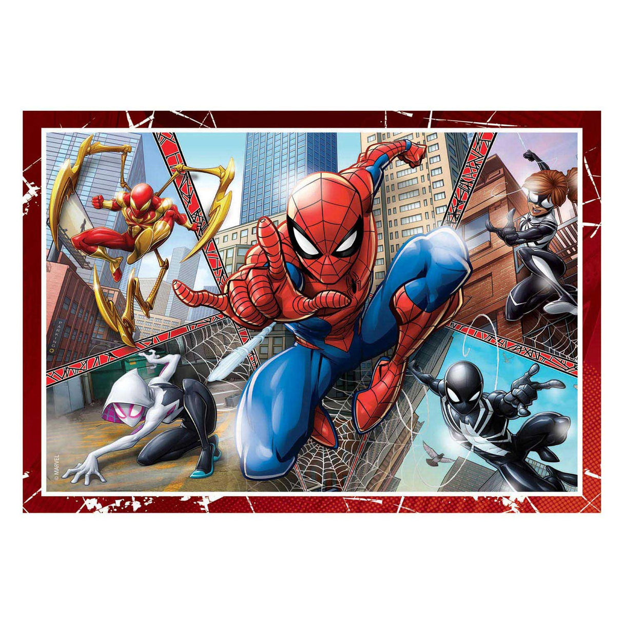 Clemenstoni Puzzles Marvel Spiderman, 4in1