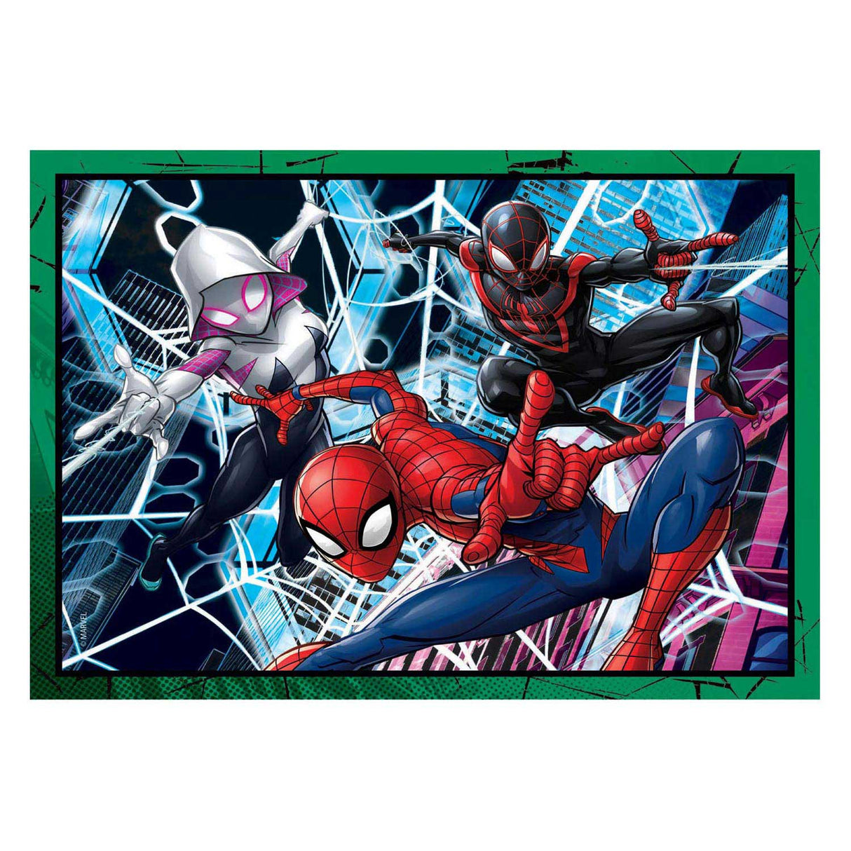 Clemenstoni Puzzles Marvel Spiderman, 4in1