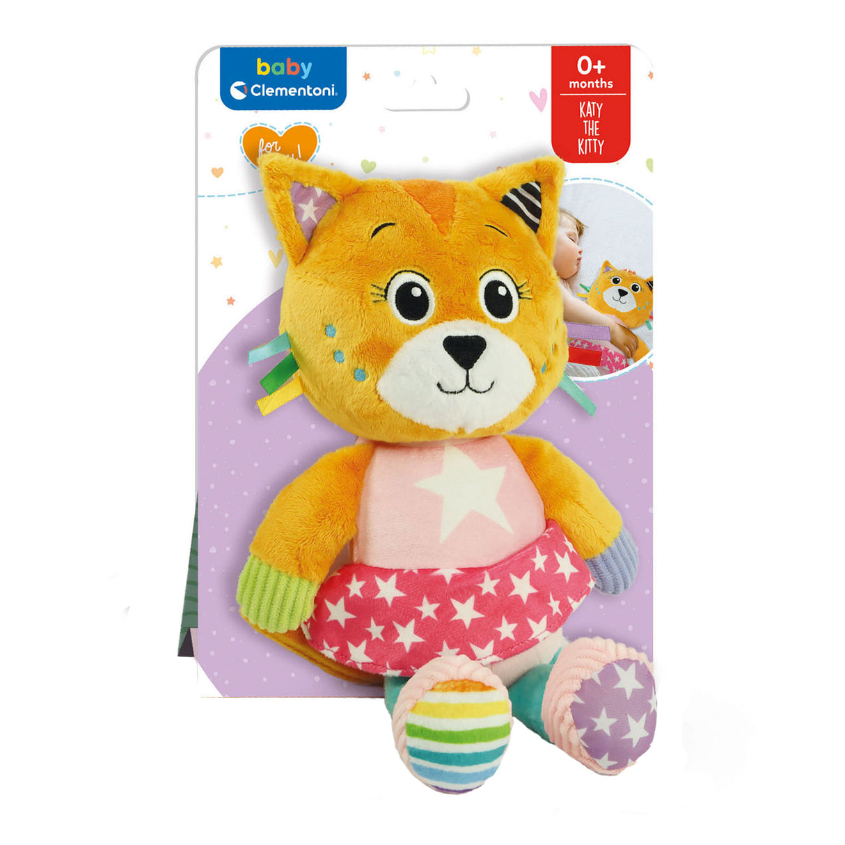 Clementoni Baby My First Animal Cuddle - Kat