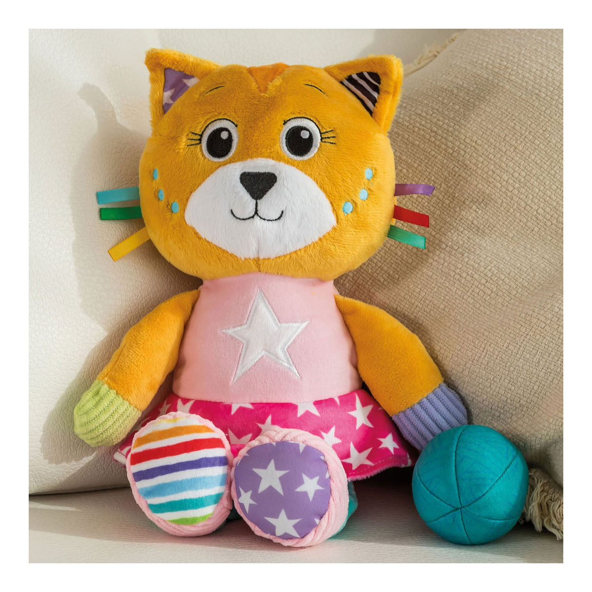 Clementoni Baby My First Animal Cuddle - Kat