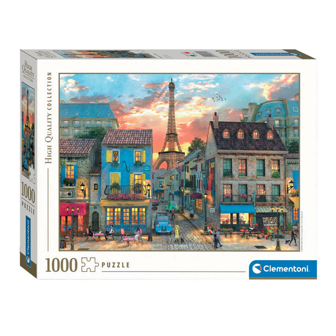 Clementoni Puzzel Stroossen vu Paräis, 1000 Stéck.