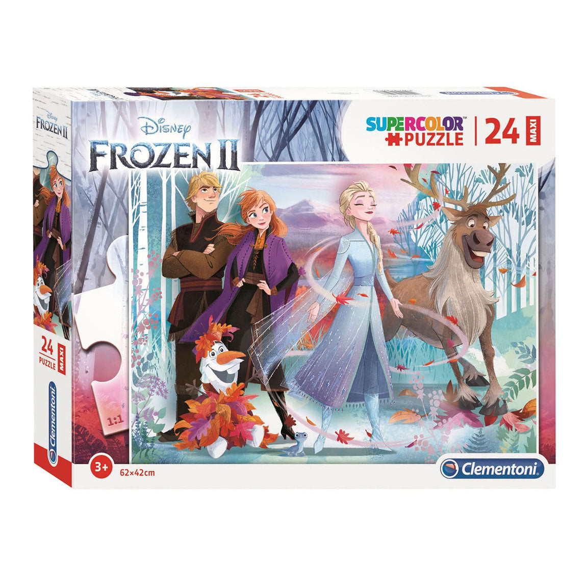 Cleronni Jigsaw Puzzle Super Color Maxi Frozen II, 24st.