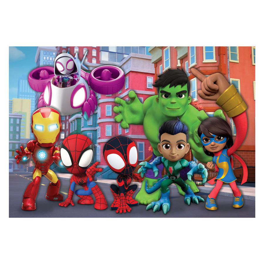 Skladačka Clementoni super farba maxi spidey, 24 ks.