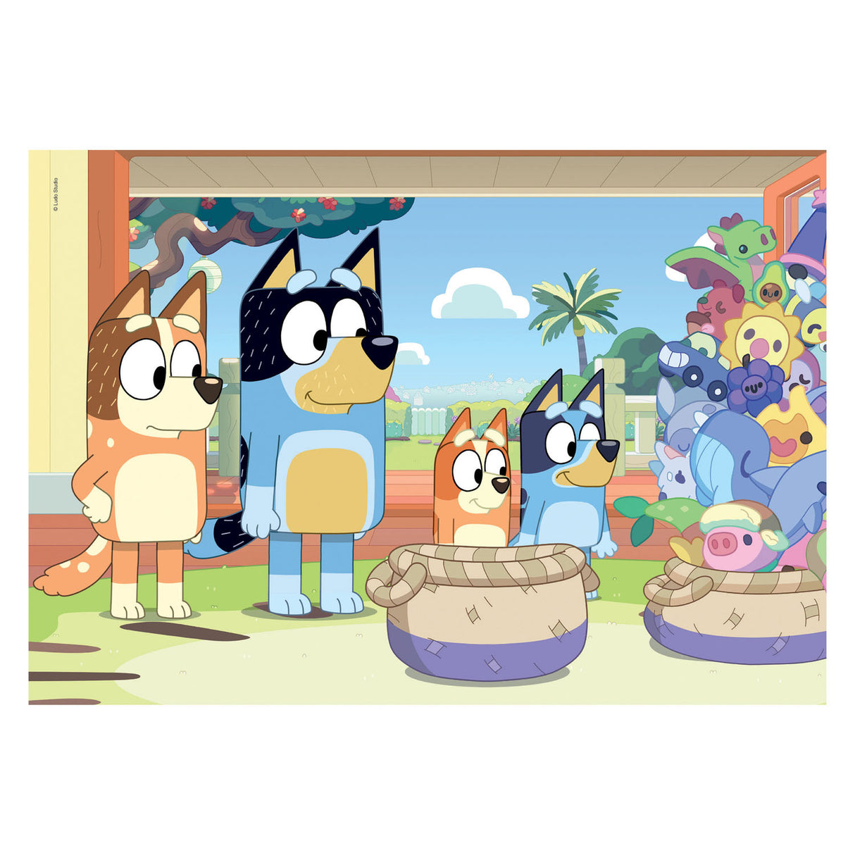 Clementoni puzzle 2x20ks modré