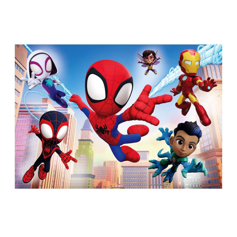 Clementoni Jigsaw Puzzle Super Color Spidey e seus amigos incríveis 2x60st.