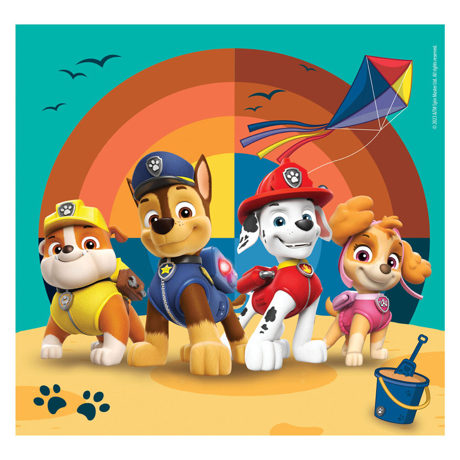 Clementoni legpuzzel super color square paw patrol, 3x48st.