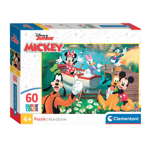 Clementoni Jigsaw Puzzle Super Color Disney Mickey Mouse, 60st.
