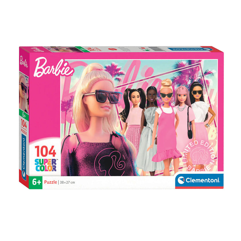 Puzal míreanna mearaí Clementoni barbie sár-dath, 104 ríomhaire.