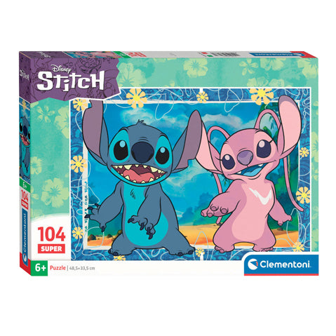 Puzzle clementoni puzzle super colore Disney Stitch III, 104st.