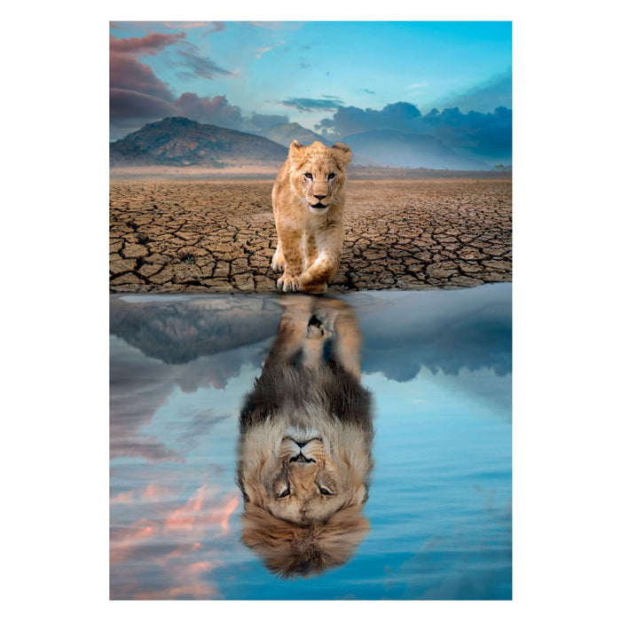 Clementoni jigsaw puzzle super color self reflection, 300 pcs.