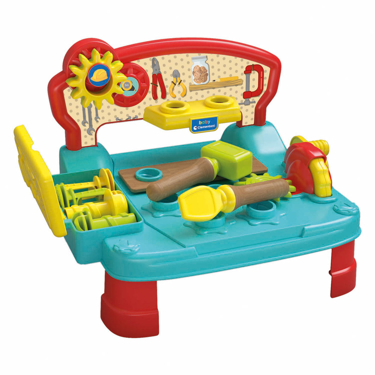 Clementoni baby - Montessori darbastalis su mediniais elementais