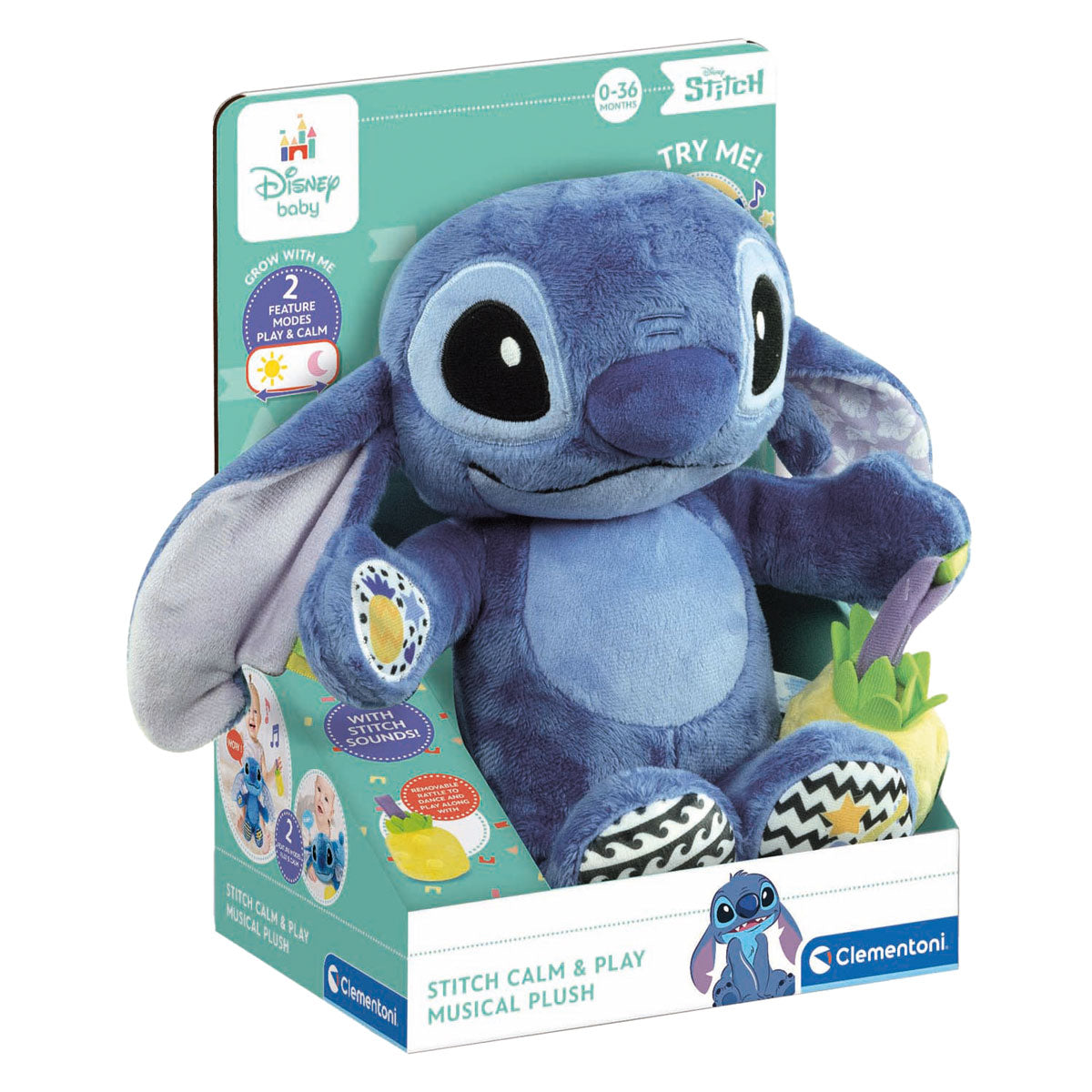 Clementoni baby - peluche interactive Stitch Disney