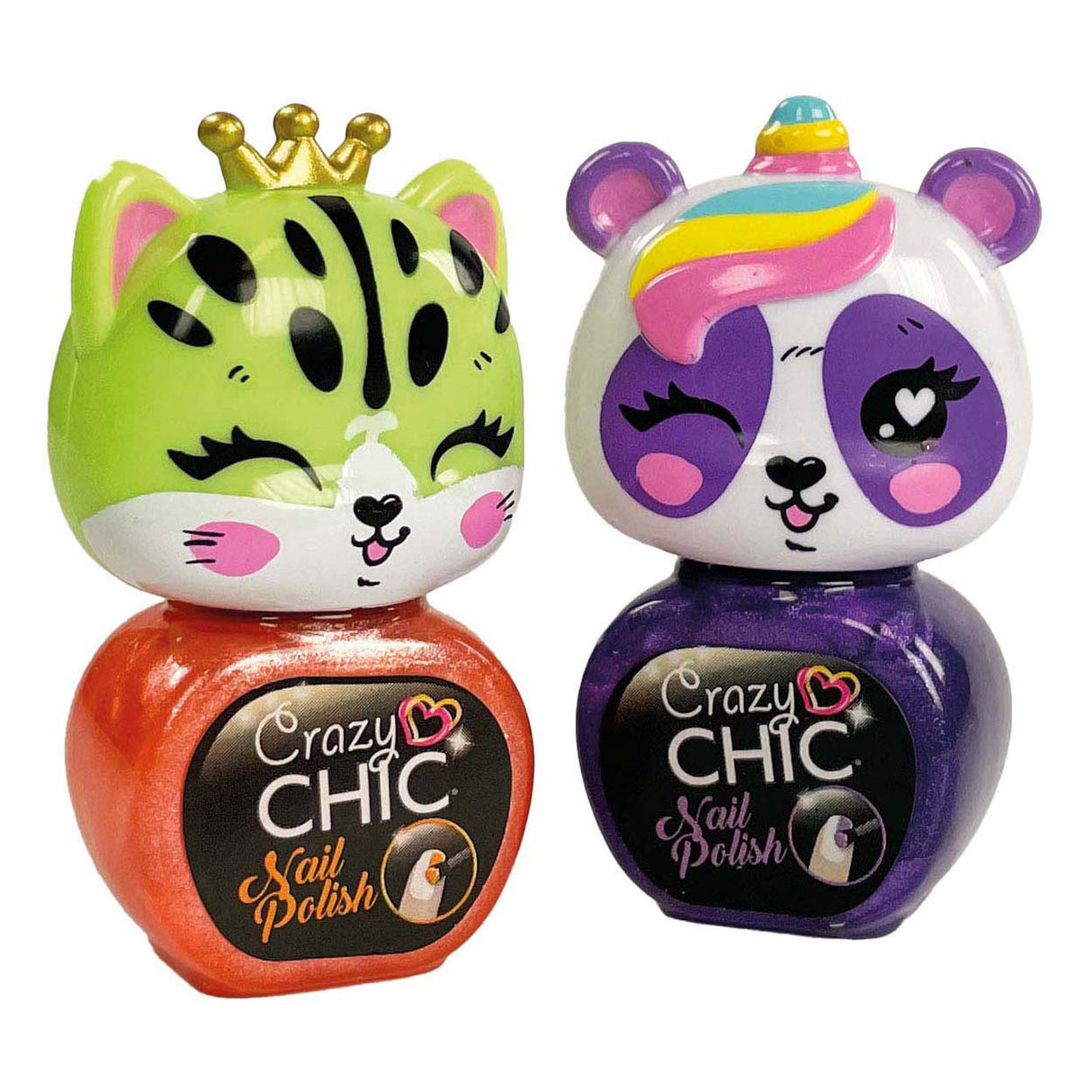 Clementoni Crazy Chic - Nagellacktiere, 2st.