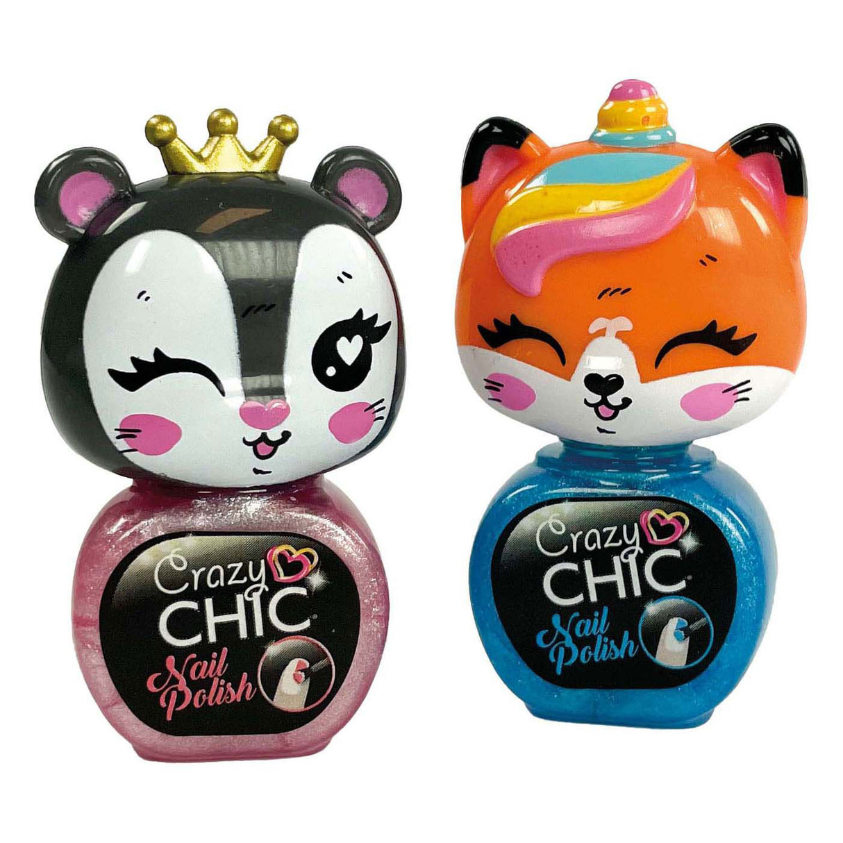 Clementoni Crazy Chic - Nagellacktiere, 2st.