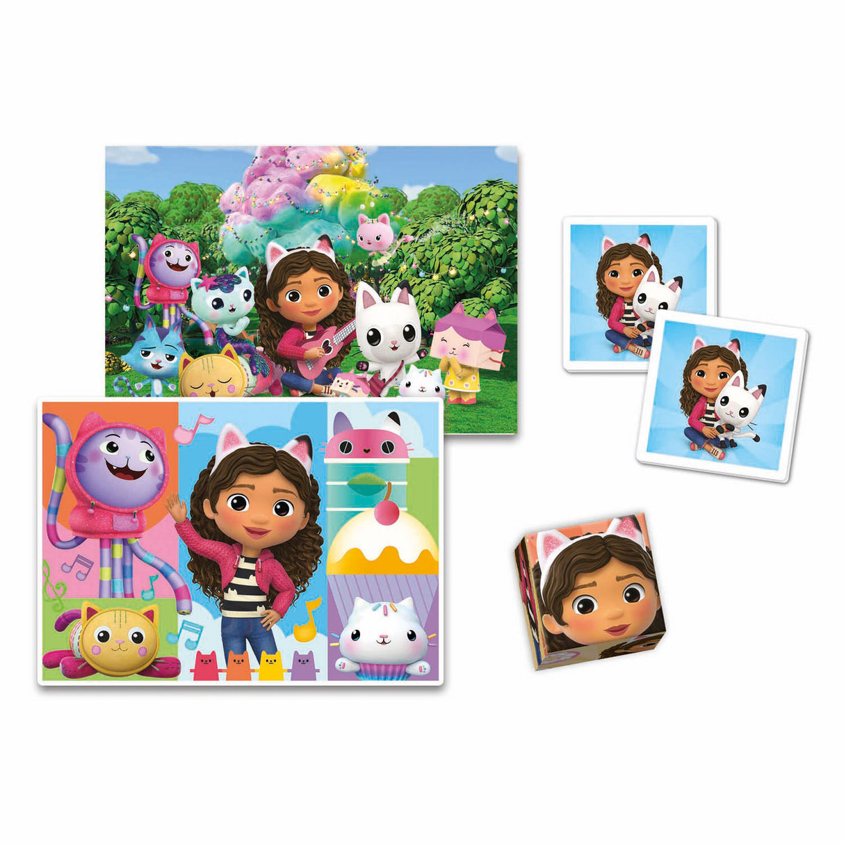 Clementoni Gabby's Dollhouse Edukit 4en1 puzzles et jeux