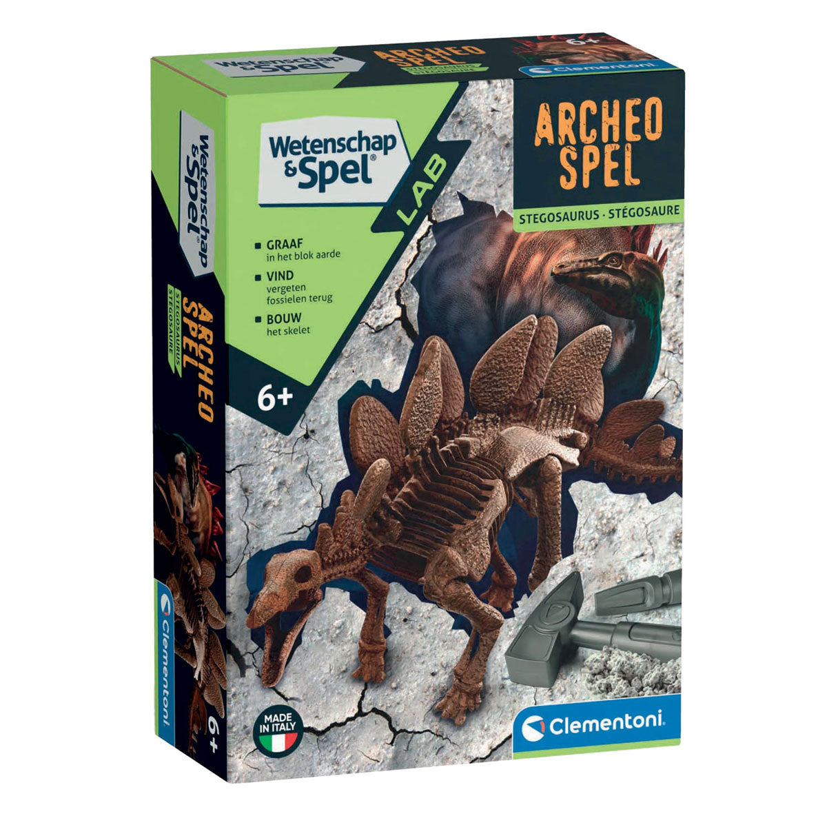Clementoni archeo spel stegosaurus
