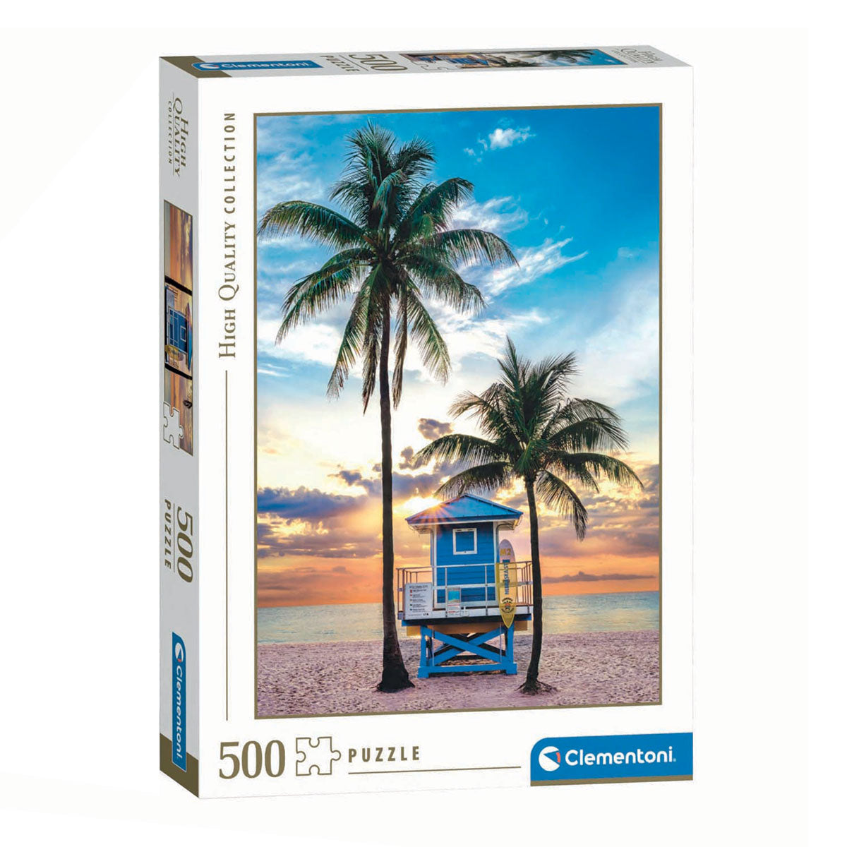 Clementoni palapeli taideteoksia kahvilan terassilla yöllä, 500 kpl.