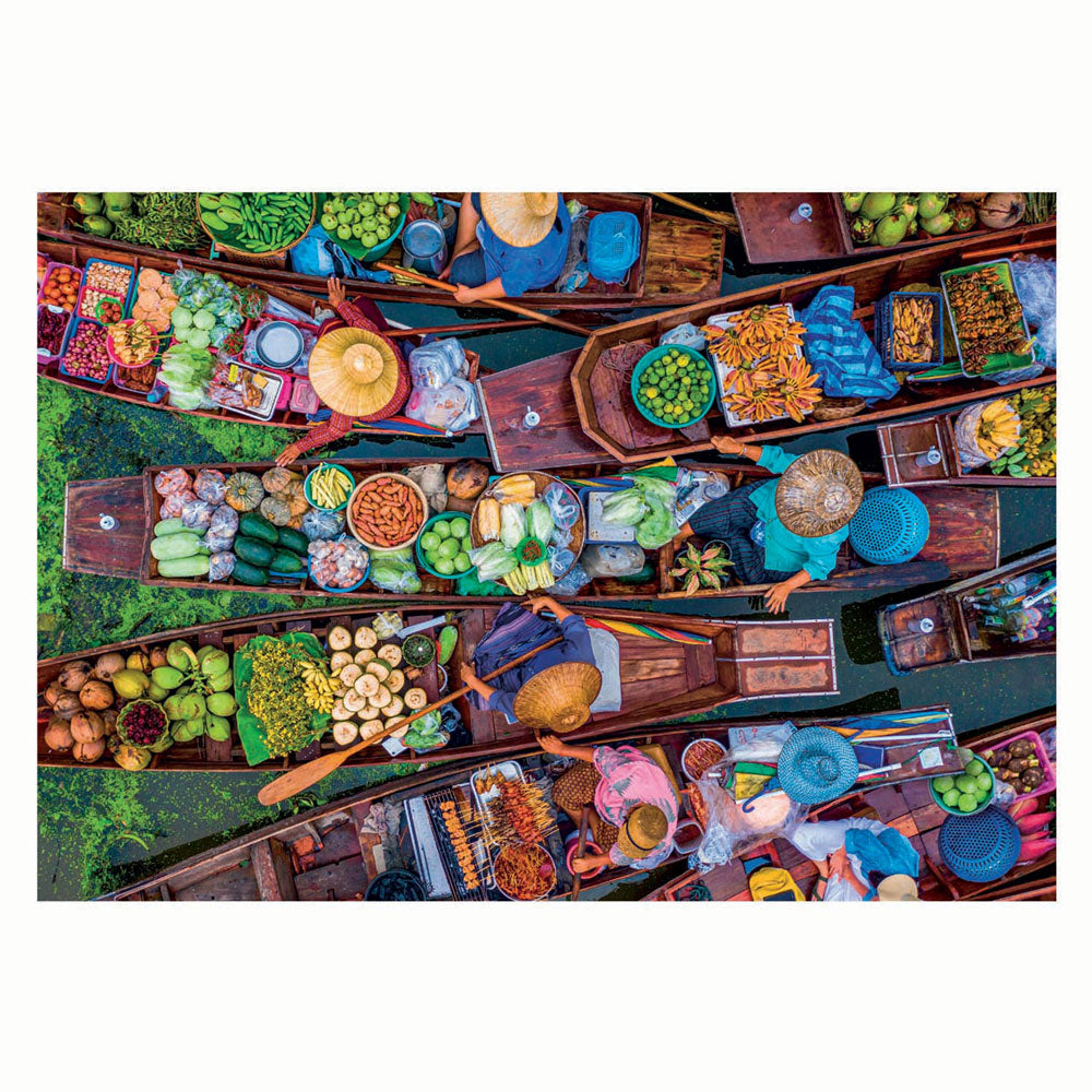 Clementoni Puzzle Floating Thai Market, 1000st.