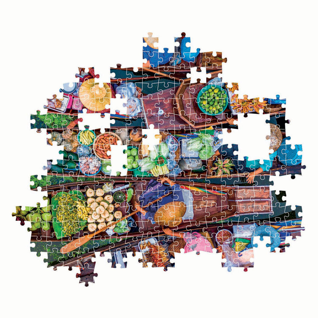 Clementoni Puzzle Floating Thai Market, 1000st.