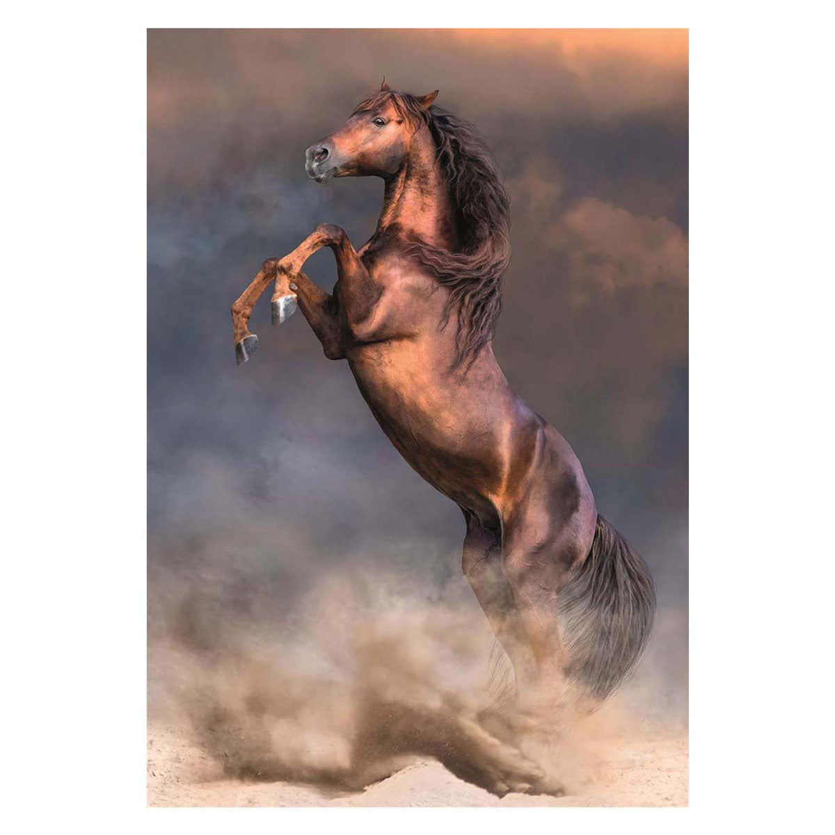 Clementoni jigsaw puzzle wild red stallion, 500 pcs.