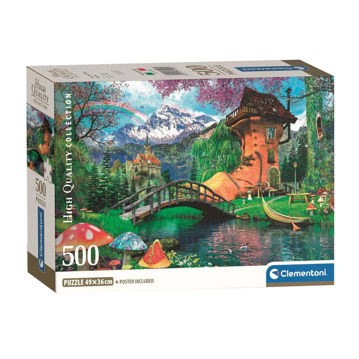 Clementoni legpuzzel the old shoe house, 500st.