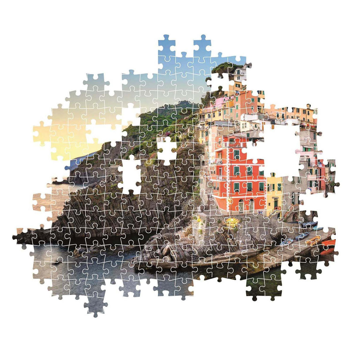 Clementoni jigsaw puzzle Riomaggiore coast, 500 pcs.
