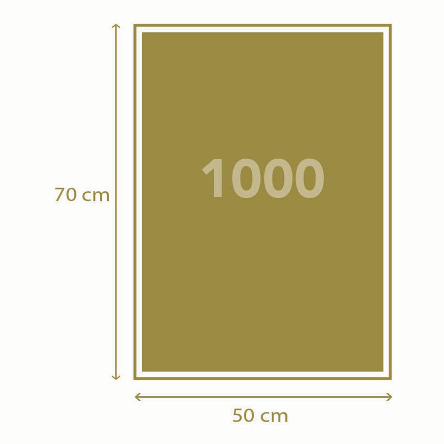 Clementoni jigsaw puzzle colorboom athenaeum, 1000 pcs.