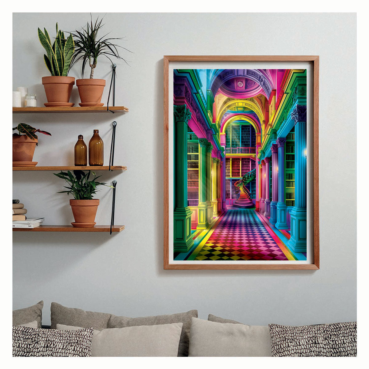 Clementoni jigsaw puzzle colorboom athenaeum, 1000 pcs.