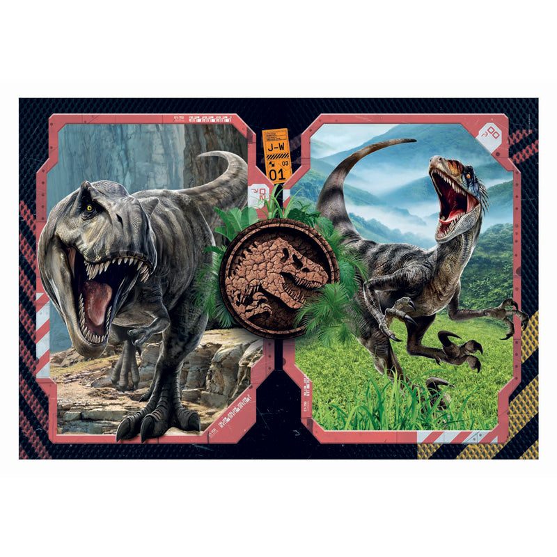 Clementoni puzzle jurassic world, 2x60pcs.