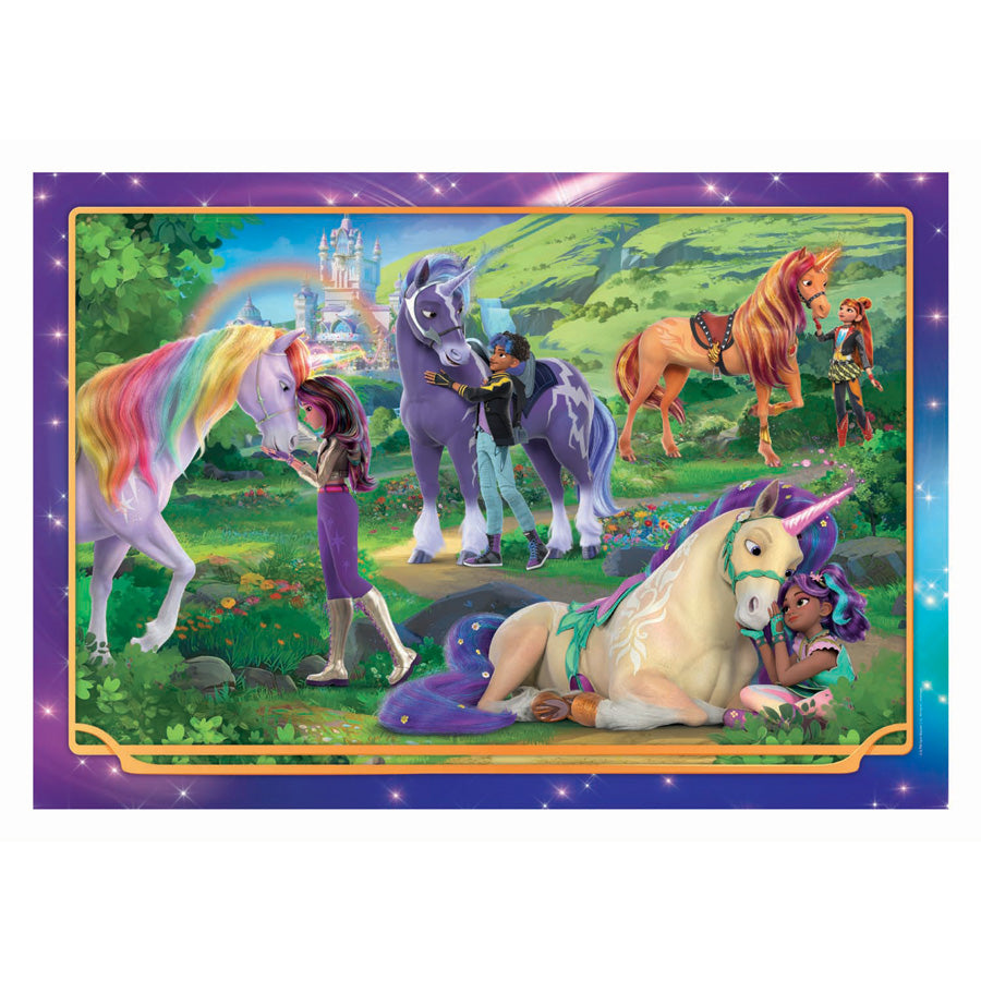 Clementoni puzzle unicorn academy - 104 pieces.