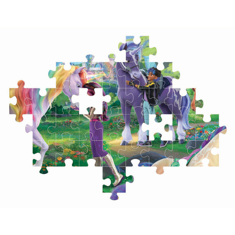 Clementoni puzzle unicorn academy - 104 pieces.