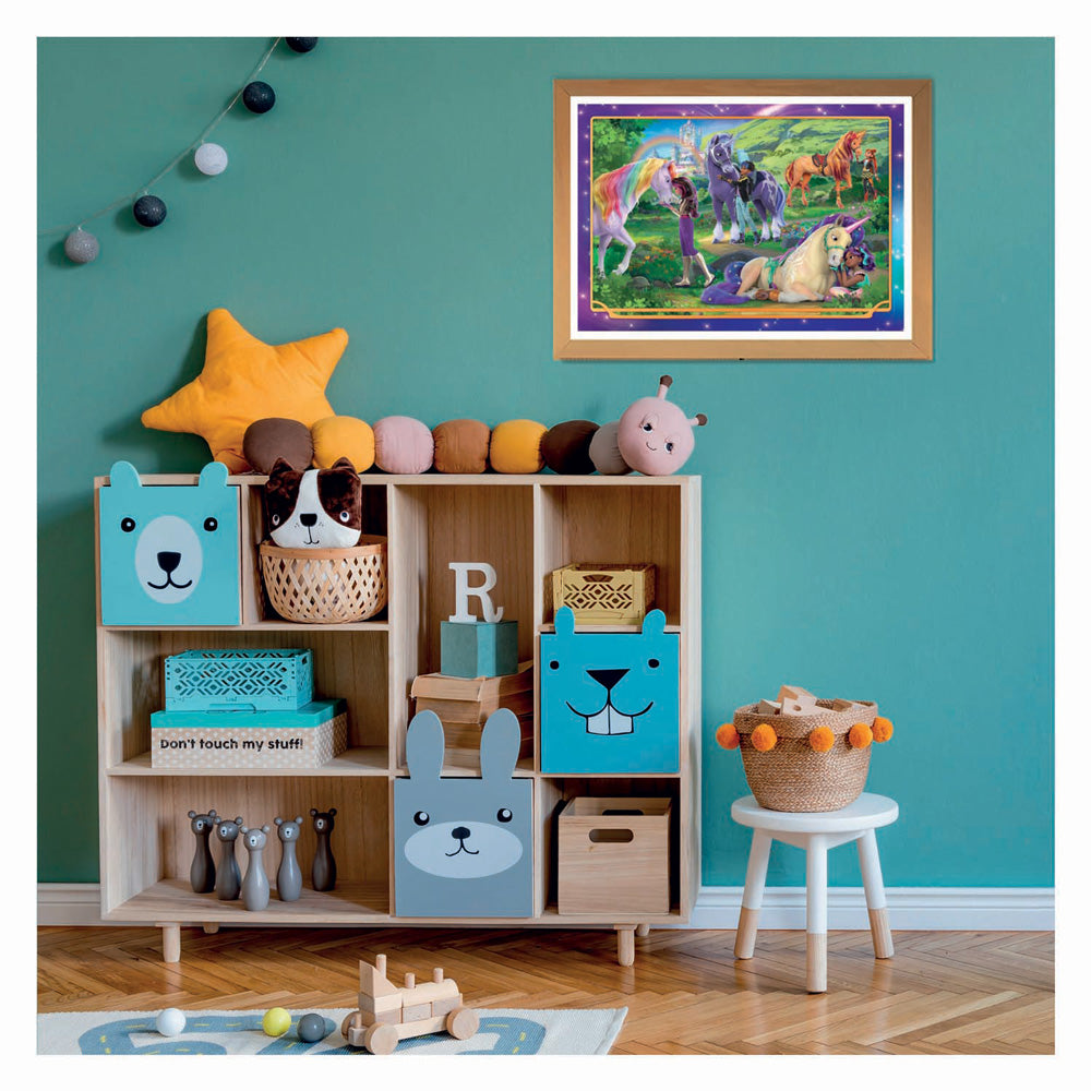 Clementoni puzzle unicorn academy - 104 pieces.