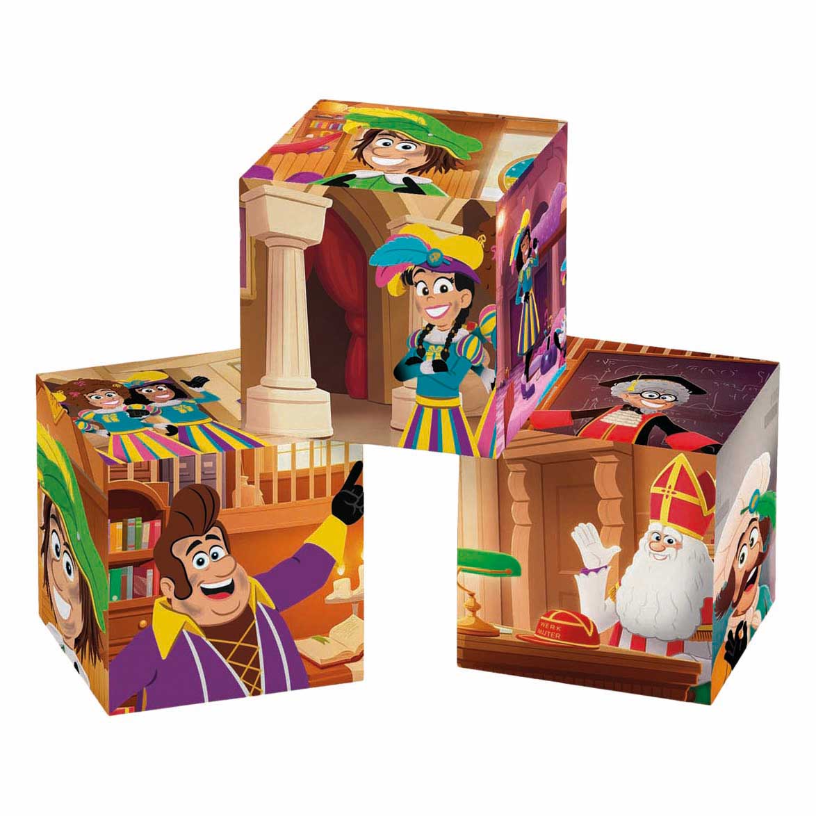 Clementoni block puzzle Sinterklaas - 12 pcs.